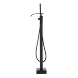 Dog Apparel: VEVOR Freestanding Bathtub Faucet, Floor Mount, Freestanding Tub Filler, Shower Mixer Taps, Two Water Modes, 360° Swivel Spout, for Bathing & Showering Pet Bathing Cleaning Drains Toilet Flushing