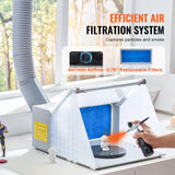 Arts & Crafts: VEVOR Airbrush Spray Booth Portable Hobby Airbrush Paint Spray Booth for Models