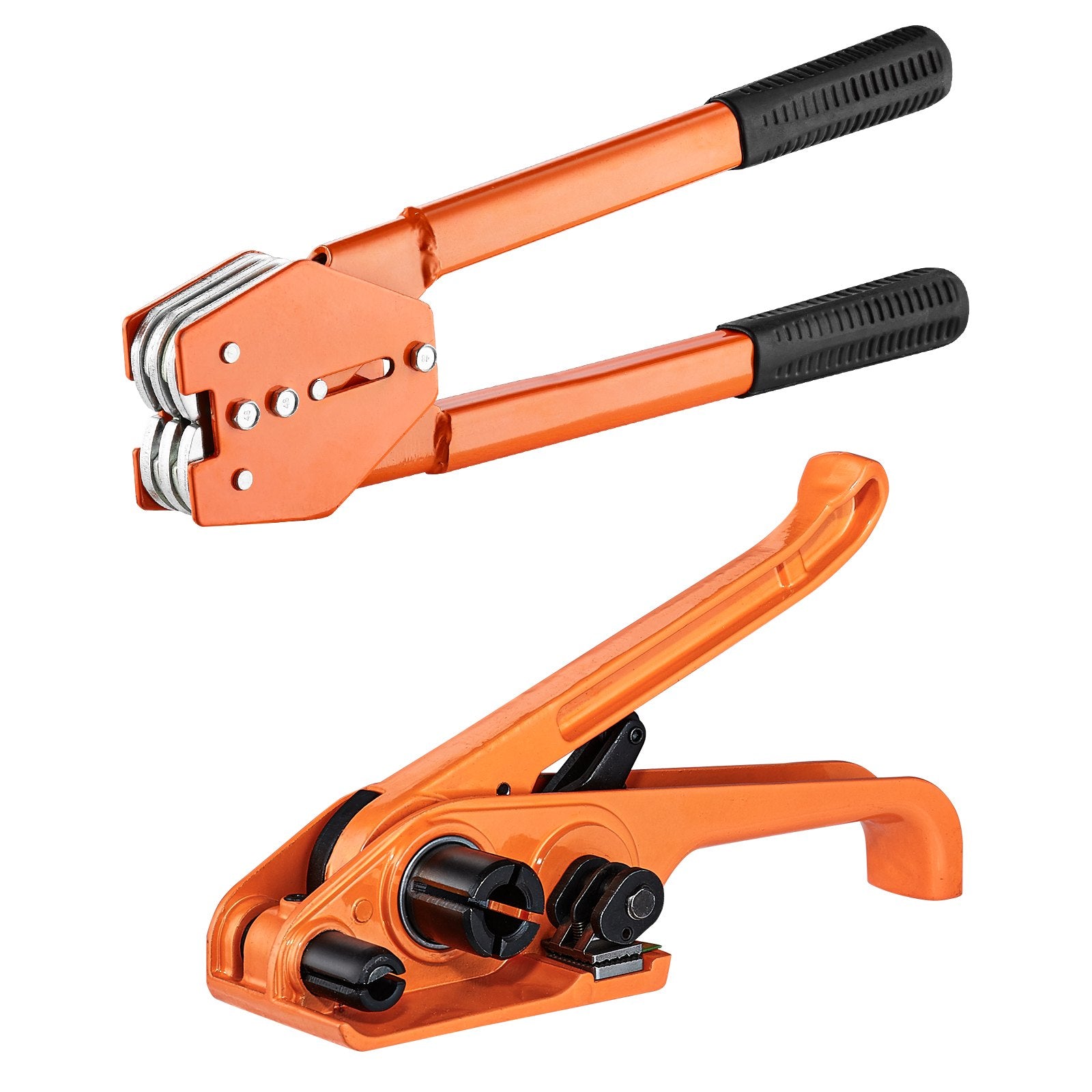 Banding Strapping Kit with Strapping Tensioner Tool, Banding Sealer Tool, 300 m Length PET Band, 300 Metal Seals, Pallet Packaging Strapping Banding Kit Banding Packaging Strapping for Packing