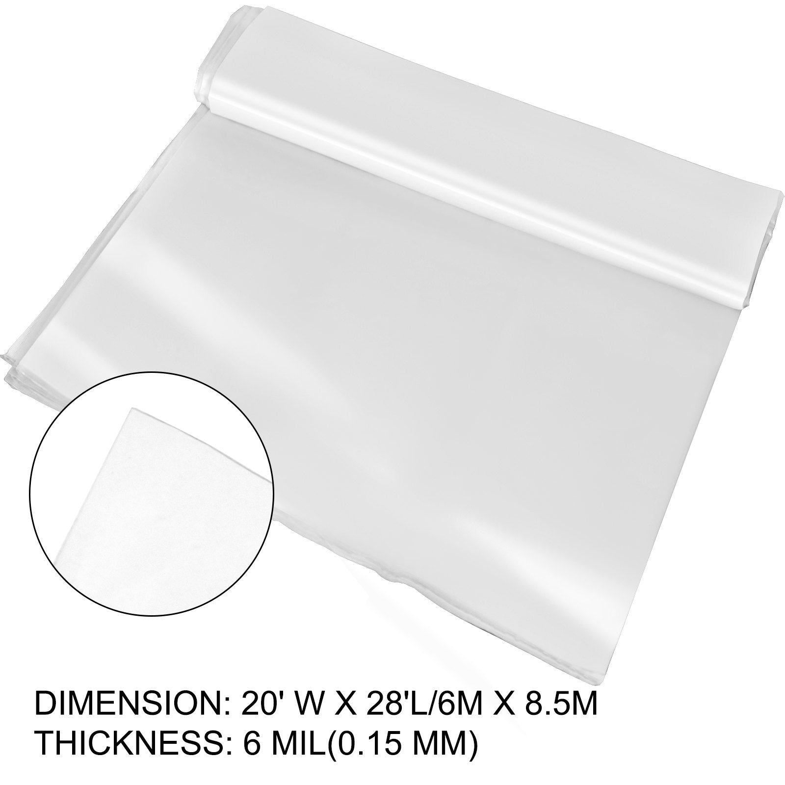 Gardening Tools: VEVOR Greenhouse Film, Greenhouse Polyethylene Film 20x28 ft Greenhouse Plastic