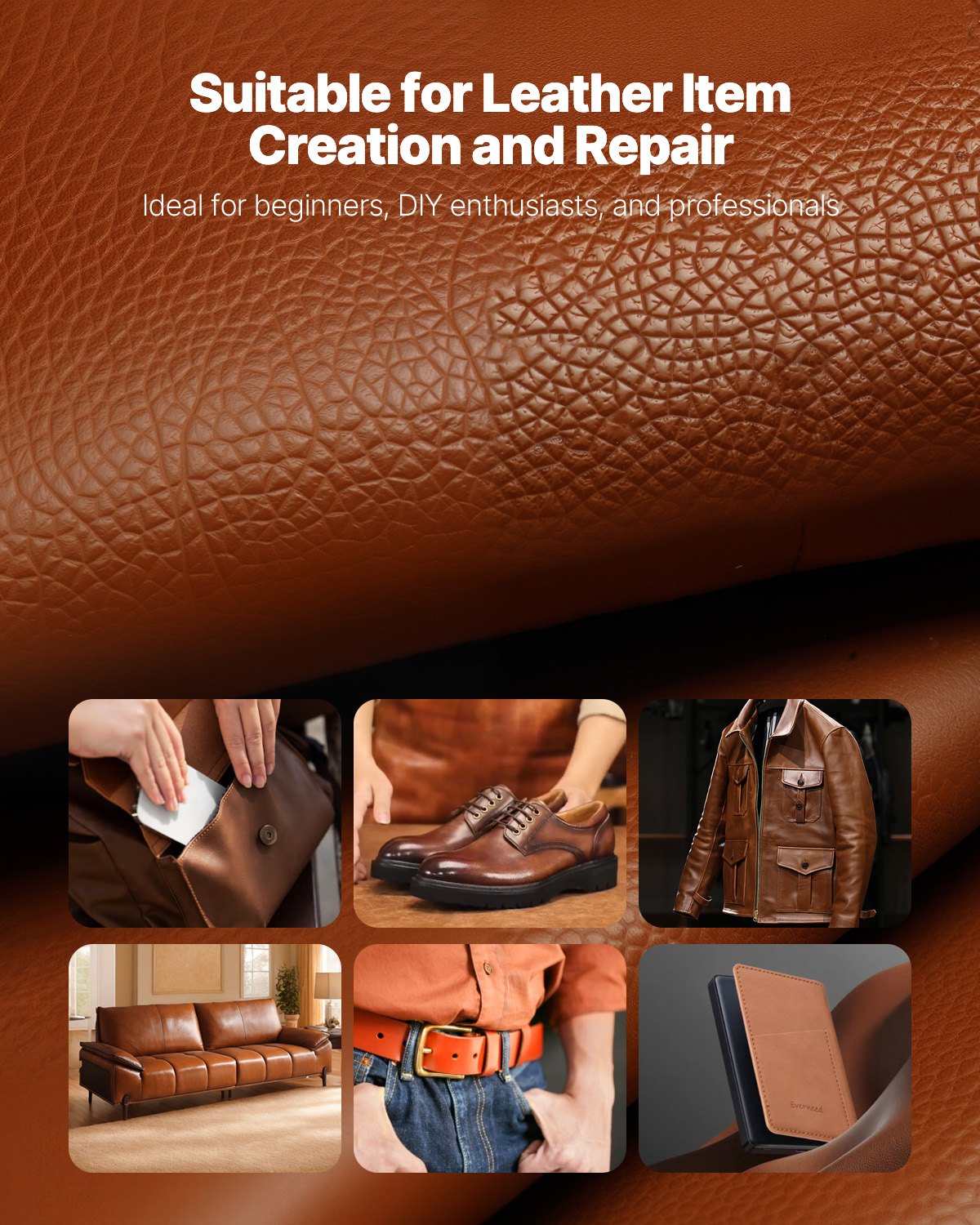 Hand Tools: VEVOR Leather Working Tools Kit, 38 PCS Leather Craft Tools with Portable Canvas Storage Bag, Engraving Punching Sewing Stamping Cutting Tools, Ideal for Beginners DIY Enthusiasts and Professionals