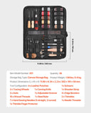Hand Tools: VEVOR Leather Working Tools Kit, 38 PCS Leather Craft Tools with Portable Canvas Storage Bag, Engraving Punching Sewing Stamping Cutting Tools, Ideal for Beginners DIY Enthusiasts and Professionals