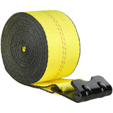 Automotive Repair & Speciality Tools: VEVOR Winch Straps, 10.2 cm x 12.2 m, 2.7T Load Capacity, 8.2T Break Strength, Truck Straps with Flat Hook, Flatbed Tie Downs Cargo Control for Trailers, Farms, Rescues, Tree Saver, Yellow (10 Pack)