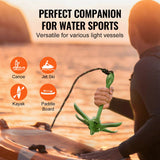 Bath Caddies: VEVOR Kayak Anchor Kit, 3.5 lb Paddle Board Anchor Kit with 26.2 ft/8 m Rope and Buoy, Folding Small Boat Anchor with Storage Bag and Snap Hook, Kayak Accessories for Kayaks, Small Boats, Canoes