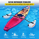 Pool Toys & Inflatables: VEVOR Kayak Outrigger Stabilizer Inflatable Outrigger Float 2PCS PVC w/ Arms Rod