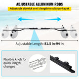 Pool Toys & Inflatables: VEVOR Kayak Outrigger Stabilizer Inflatable Outrigger Float 2PCS PVC w/ Arms Rod
