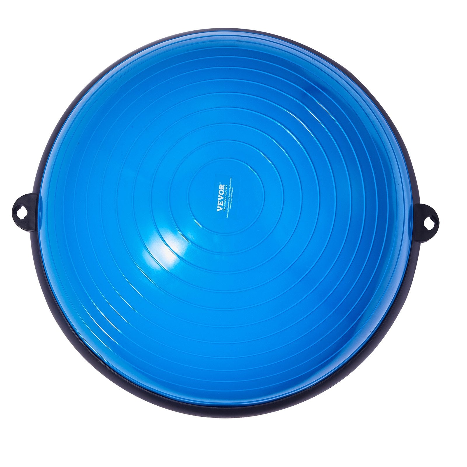 Basketball & Basketball Accessories: VEVOR Half Exercise Ball Trainer, 23 inch Balance Ball Trainer, 660lbs Capacity Stability Ball, Yoga Ball with Resistance Bands & Foot Pump, Strength Fitness Ball for Home Gym, Full Body Workout, Blue