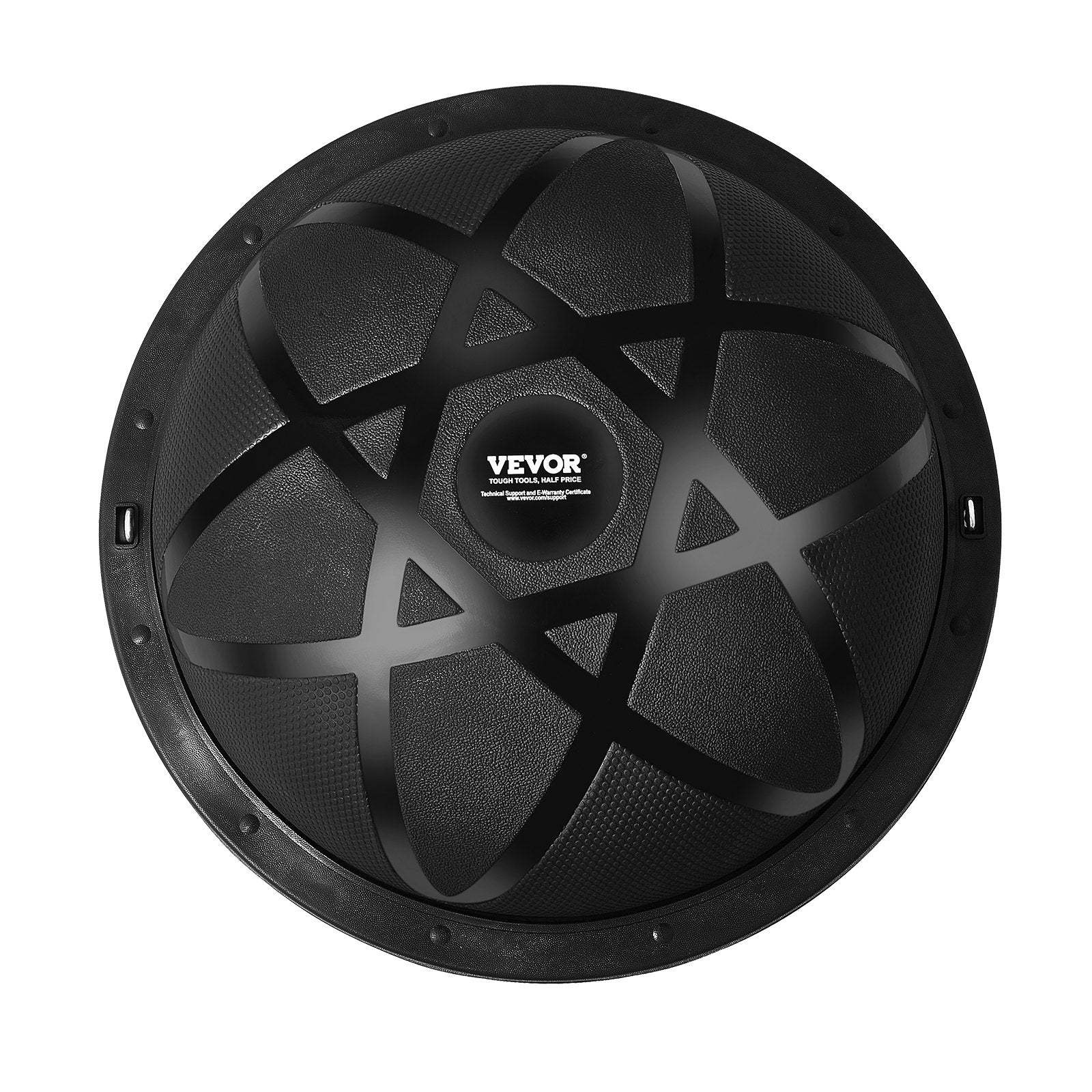 Exercise Bikes: VEVOR Half Exercise Ball Trainer, 23 inch Balance Ball Trainer, 660 lbs Capacity Stability Ball, Yoga Ball with Resistance Bands and Pump, Strength Fitness Ball for Home Gym, Full Body Workouts, Black