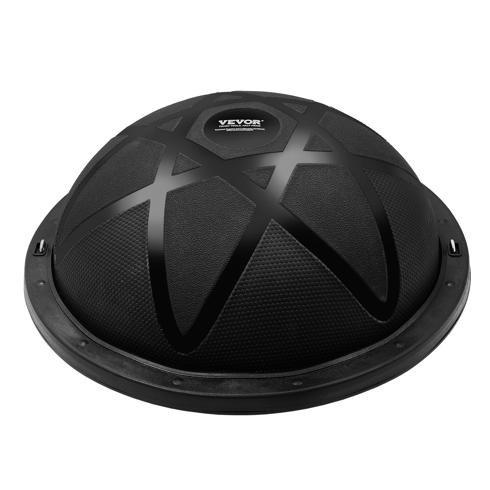Exercise Bikes: VEVOR Half Exercise Ball Trainer, 23 inch Balance Ball Trainer, 660 lbs Capacity Stability Ball, Yoga Ball with Resistance Bands and Pump, Strength Fitness Ball for Home Gym, Full Body Workouts, Black