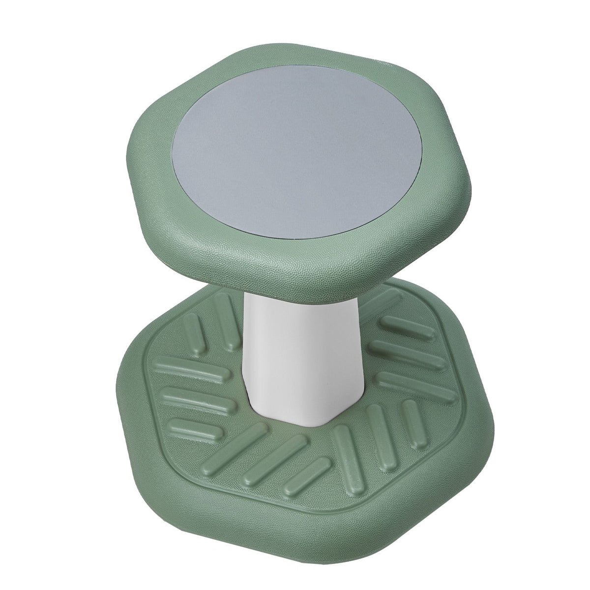 Kids Wobble Chair Active Chair  with Sponge Cushion, Wobble Stool Improves Focus, Posture and Calm Children, Ideal for Schools and Preschools, Age 3-7, Green