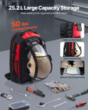 Camp Safety Equipment: VEVOR 25.2L Welding Backpack 1680D Polyester Welder Backpack for Tool and Helmet