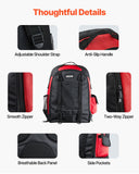 Camp Safety Equipment: VEVOR 25.2L Welding Backpack 1680D Polyester Welder Backpack for Tool and Helmet