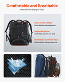 Camp Safety Equipment: VEVOR 33L Welding Backpack 600D Polyester Welder Backpack for Tools and Helmet