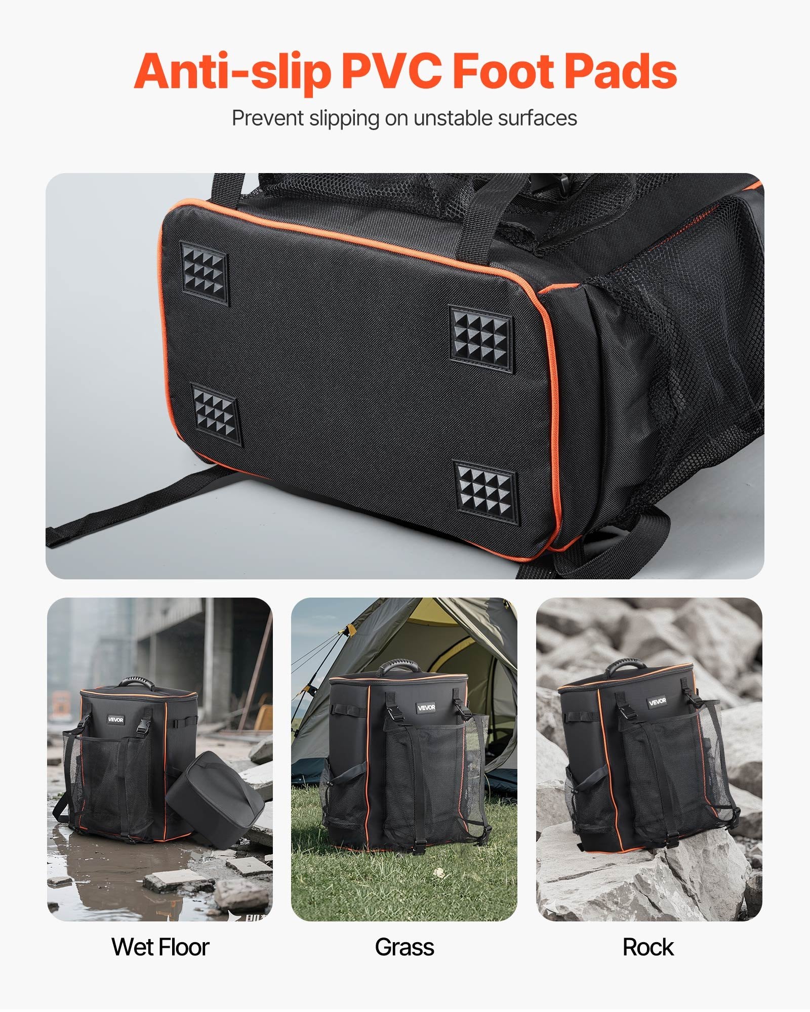 Camp Safety Equipment: VEVOR 33L Welding Backpack 600D Polyester Welder Backpack for Tools and Helmet