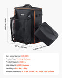 Camp Safety Equipment: VEVOR 33L Welding Backpack 600D Polyester Welder Backpack for Tools and Helmet