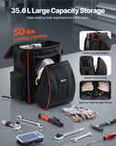 Camp Safety Equipment: VEVOR 35.6L Welding Backpack 600D Polyester Welder Backpack for Tools and Helmet