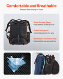 Camp Safety Equipment: VEVOR 35.6L Welding Backpack 600D Polyester Welder Backpack for Tools and Helmet