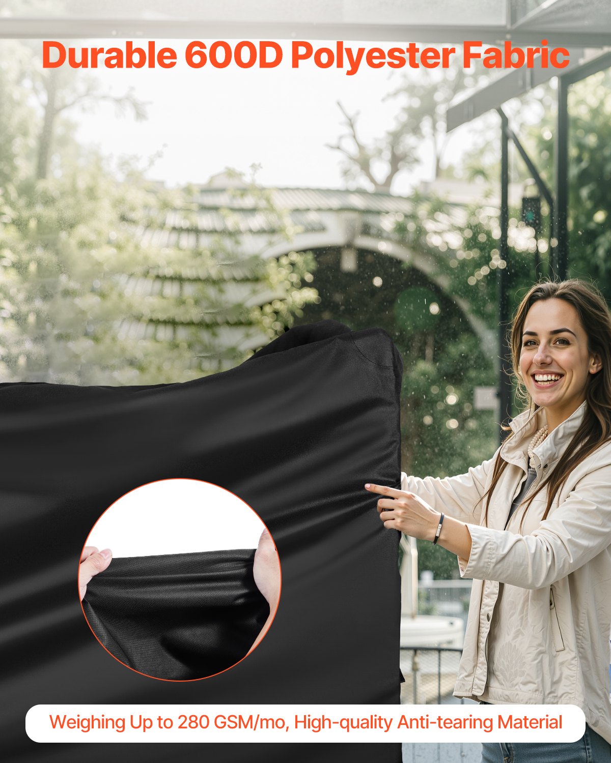 BBQs & Accessories: VEVOR 66 inch Grill Cover Heavy Duty BBQ Gas Grill Cover Outdoor Waterproof