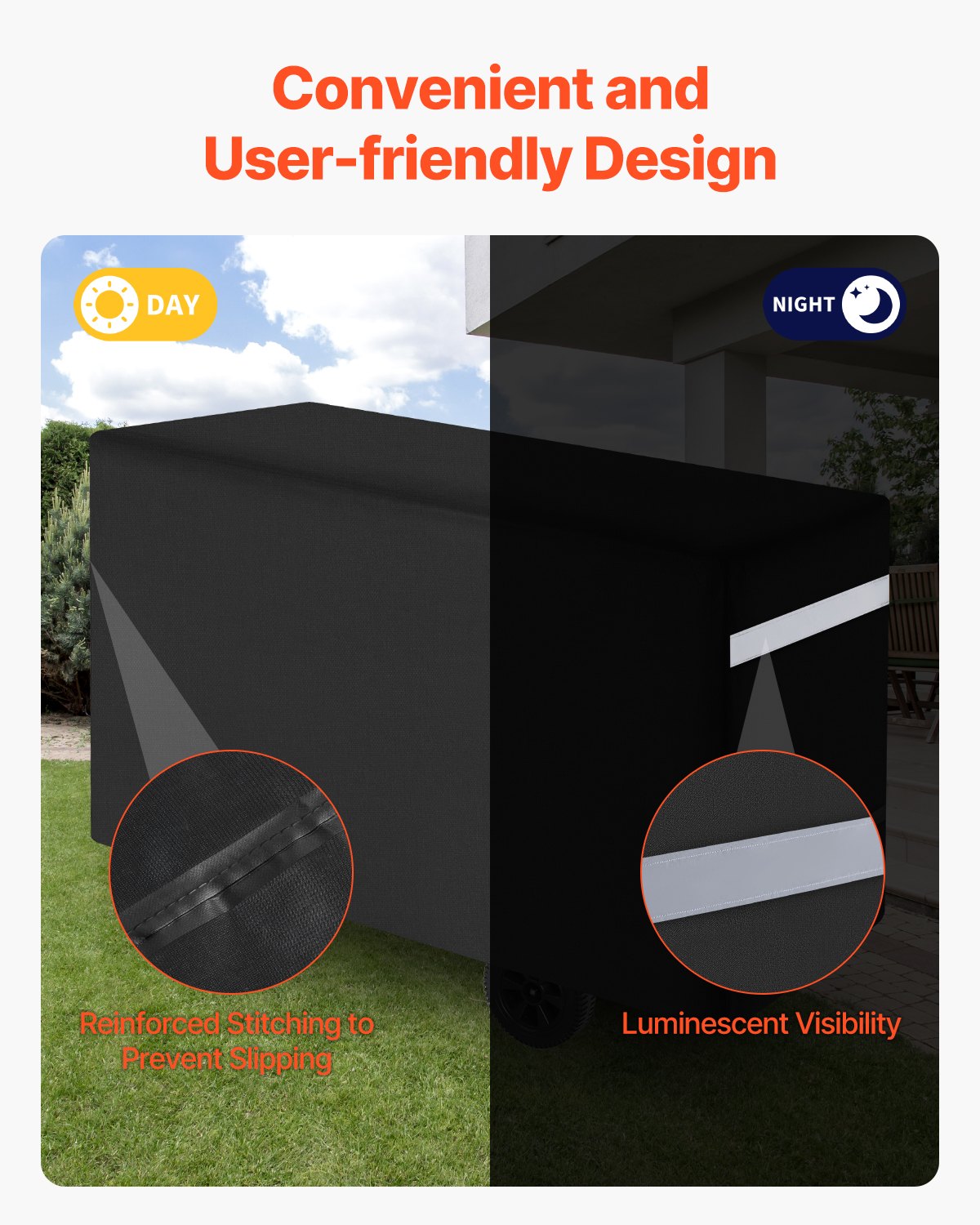 BBQs & Accessories: VEVOR 66 inch Grill Cover Heavy Duty BBQ Gas Grill Cover Outdoor Waterproof
