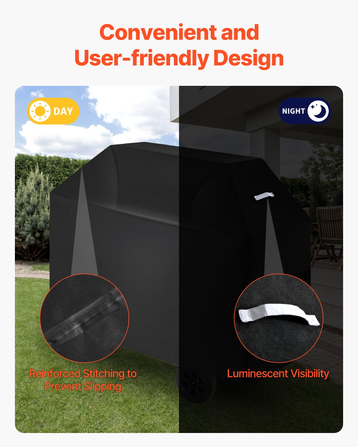 BBQs & Accessories: VEVOR 52 inch Grill Cover Heavy Duty BBQ Gas Grill Cover Outdoor Waterproof