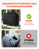 BBQs & Accessories: VEVOR 58 inch Grill Cover Heavy Duty BBQ Gas Grill Cover Outdoor Waterproof