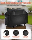 BBQs & Accessories: VEVOR 65 inch Grill Cover Heavy Duty BBQ Gas Grill Cover Outdoor Waterproof