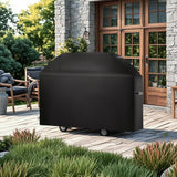 BBQs & Accessories: VEVOR Grill Cover, 63 inch BBQ Covers for Outdoor Grills, Waterproof, Fade Resistant, Weather Resistant Heavy Duty 600D Polyester, Easy On/Off, with Hook-and-Loop Straps, Black