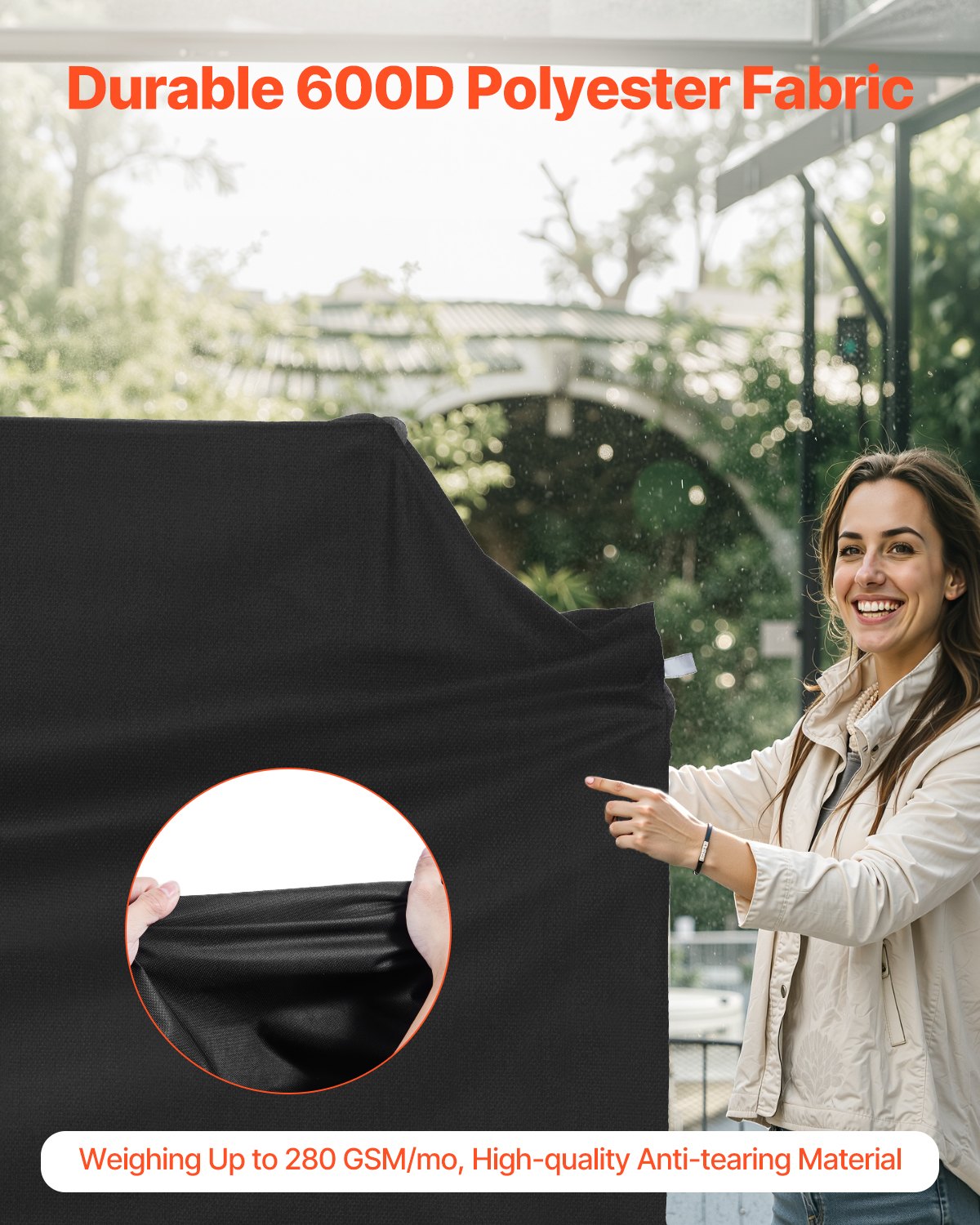 BBQs & Accessories: VEVOR 48 inch Grill Cover Heavy Duty BBQ Gas Grill Cover Outdoor Waterproof