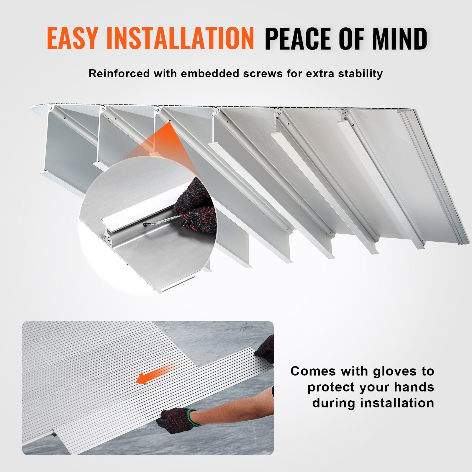 Other Hampers: VEVOR Door Threshold Ramp, 1" Rise, 800 lbs Load Capacity, Door Ramp for Wheelchairs, Aluminum Threshold Ramp for Doorways, Adjustable Modular Threshold Ramp for Wheelchairs, Scooters, Power Chairs