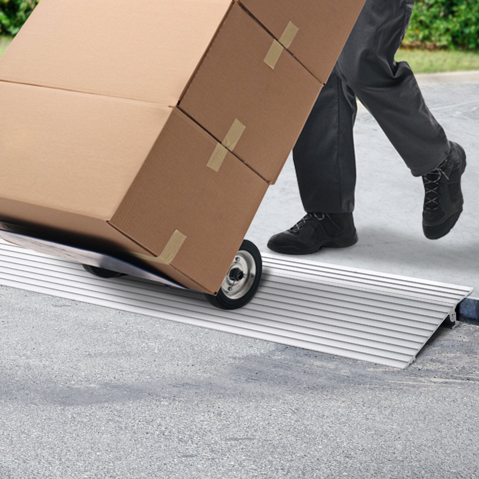 Other Hampers: VEVOR Door Threshold Ramp, 1" Rise, 800 lbs Load Capacity, Door Ramp for Wheelchairs, Aluminum Threshold Ramp for Doorways, Adjustable Modular Threshold Ramp for Wheelchairs, Scooters, Power Chairs