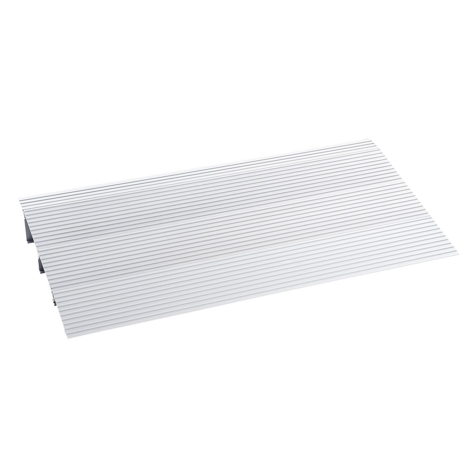 Door Threshold Ramp, 3" Rise, 800 lbs Load Capacity, Door Ramp for Wheelchairs, Aluminum Threshold Ramp for Doorways, Adjustable Modular Threshold Ramp for Wheelchairs, Scooters, Power Chairs
