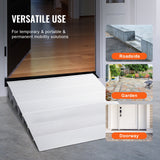 Door Hardware: VEVOR Door Threshold Ramp, 6" Rise, 800 lbs Load Capacity, Door Ramp for Wheelchairs, Aluminum Threshold Ramp for Doorways, Adjustable Modular Threshold Ramp for Wheelchairs, Scooters, Power Chairs