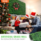Caravan Accessories: VEVOR 12PCS 10x10 inch Artificial Boxwood Panels, Boxwood Hedge Wall Mat,Artificial Grass Backdrop Wall, Privacy Hedge Screen UV Protected for Outdoor Indoor Garden Fence Backyard