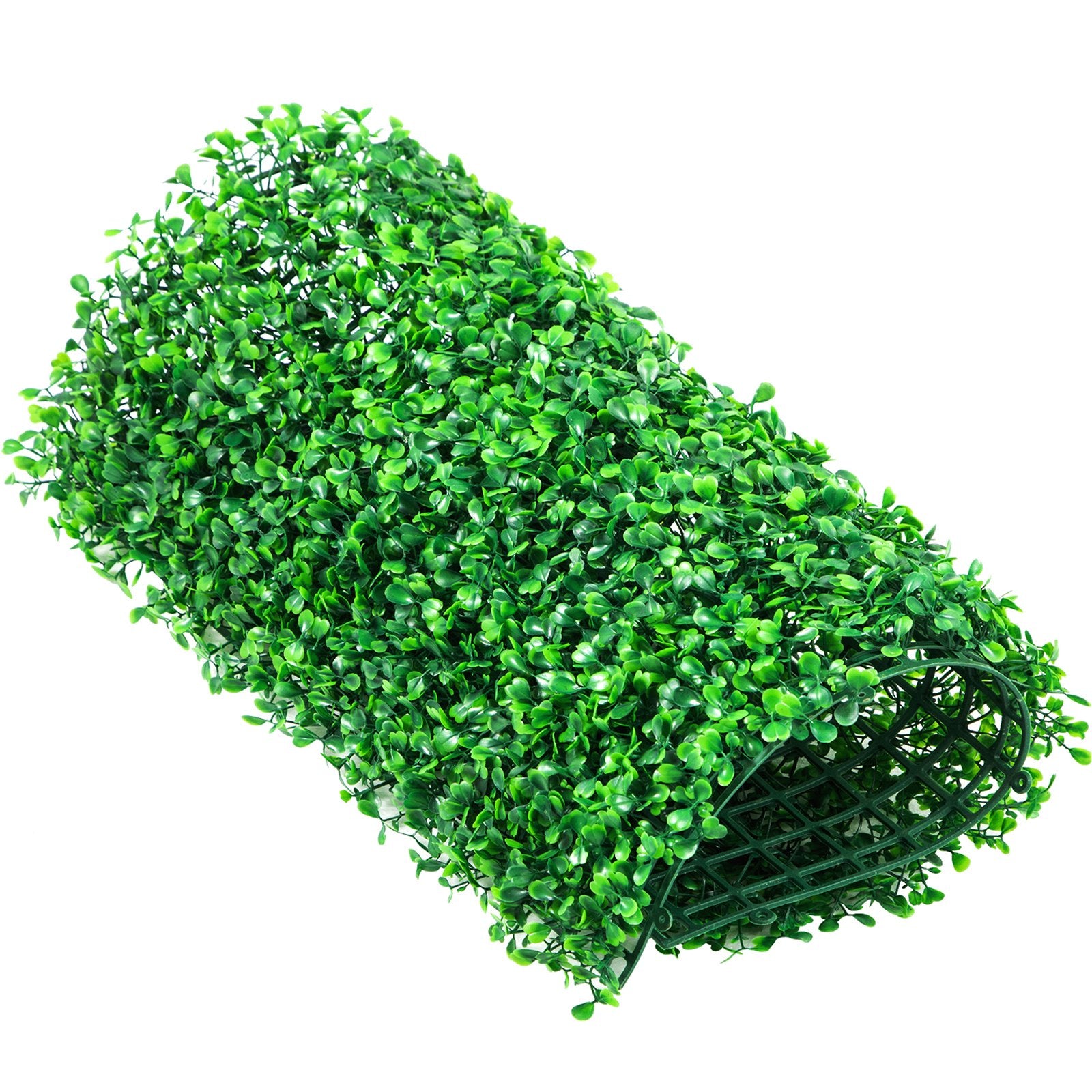 Caravan Accessories: VEVOR 12PCS 10x10 inch Artificial Boxwood Panels, Boxwood Hedge Wall Mat,Artificial Grass Backdrop Wall, Privacy Hedge Screen UV Protected for Outdoor Indoor Garden Fence Backyard