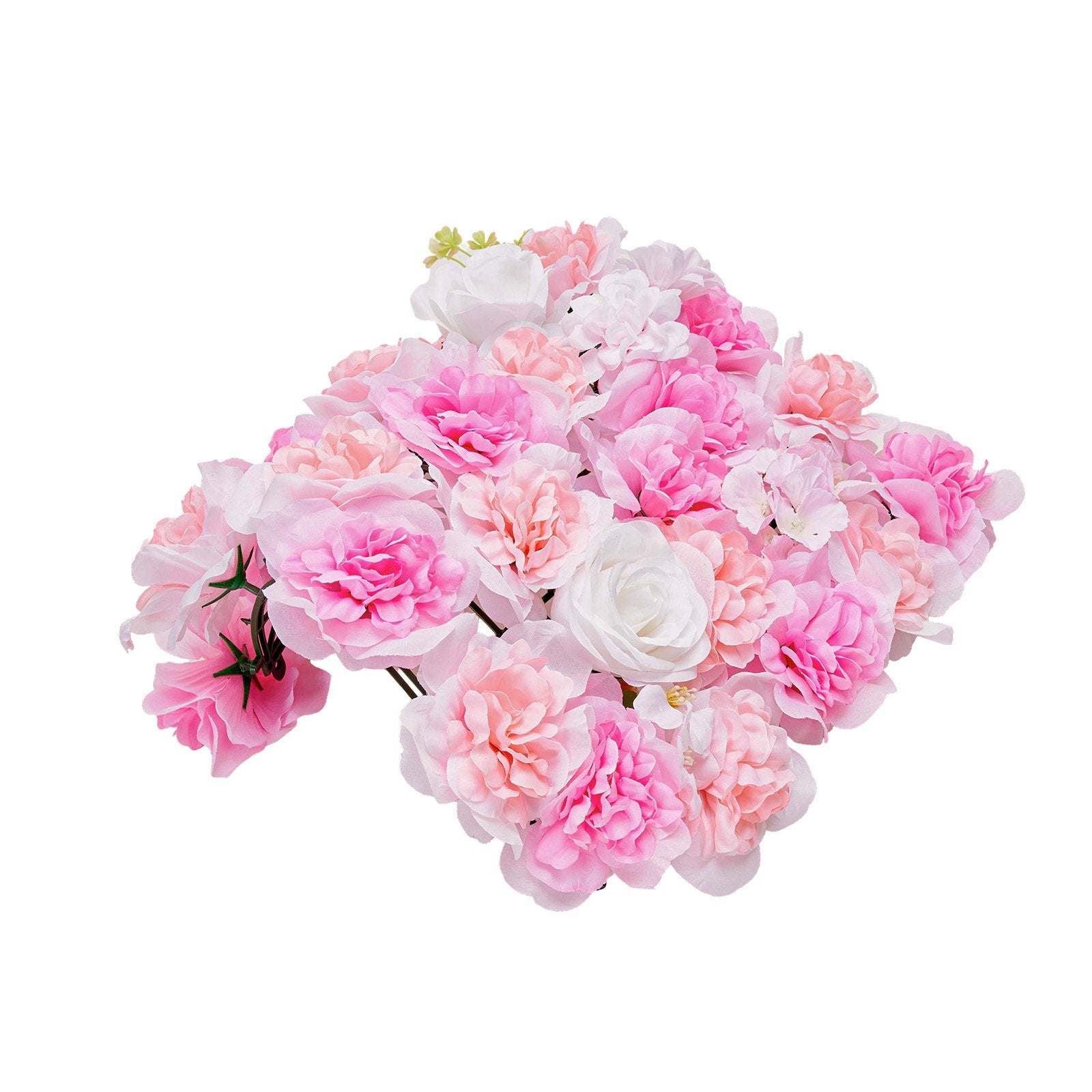 Canopies & Gazebos: VEVOR 3D Flower Wall Panel, 12 PCS 15 x 15 inch, Artificial Floral Wall Background Mesh Backing Mat,Seamless Design&Easy Installation for Wedding Valentines Day Home Baby Party Backdrop Decor,Pink
