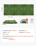 Artificial Wall Plants: VEVOR Artificial Grass Wall Panels, 40 x 120 inch, Milan Grass Greenery Boxwood Panel for Indoor Outdoor Green Decor & Ivy Fence Covering, Privacy Backdrop Wall Hedge Screen for Garden