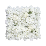 Canopies & Gazebos: VEVOR 3D Flower Wall Panel, 24 PCS 15 x 15 inch, Artificial Floral Wall Background Mesh Backing Mat,Seamless Design&Easy Installation for Wedding Valentines Day Home Baby Party Backdrop Decor,White