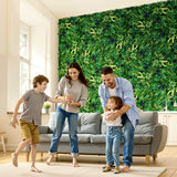 Artificial Wall Plants: VEVOR Artificial Grass Wall Panels, 8 PCS 20 x 20 inch, 3D Combination Greenery Boxwood  Panel for Indoor Outdoor Green Decor & Ivy Fence Covering, Privacy Backdrop Wall Hedge Screen for Garden