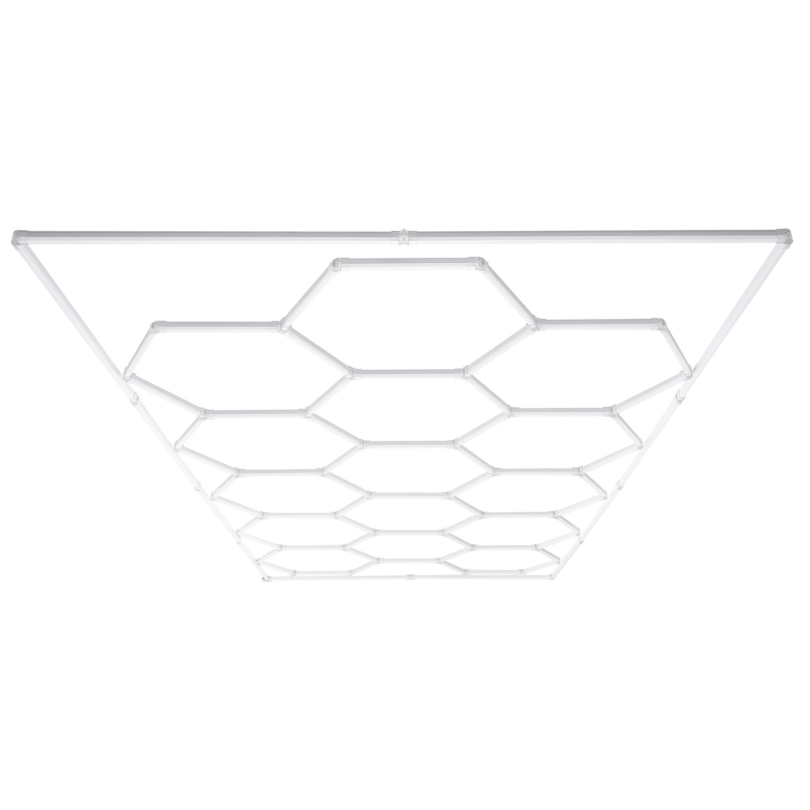 Automotive Repair & Speciality Tools: VEVOR Hexagon Garage Lights 66300LM 15 Grids Honeycomb LED Shop Ceiling Light