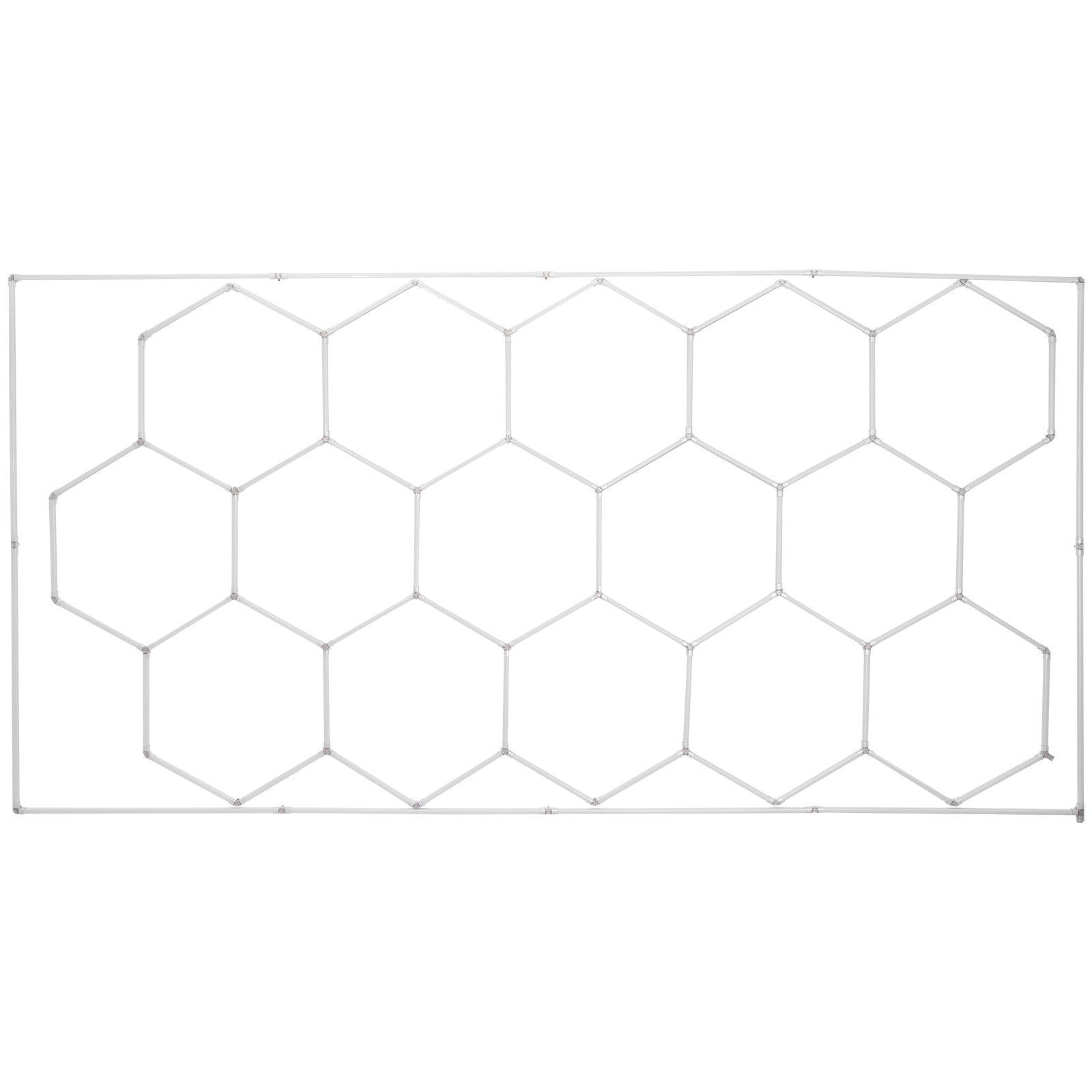 Automotive Repair & Speciality Tools: VEVOR Hexagon Garage Lights 66300LM 15 Grids Honeycomb LED Shop Ceiling Light