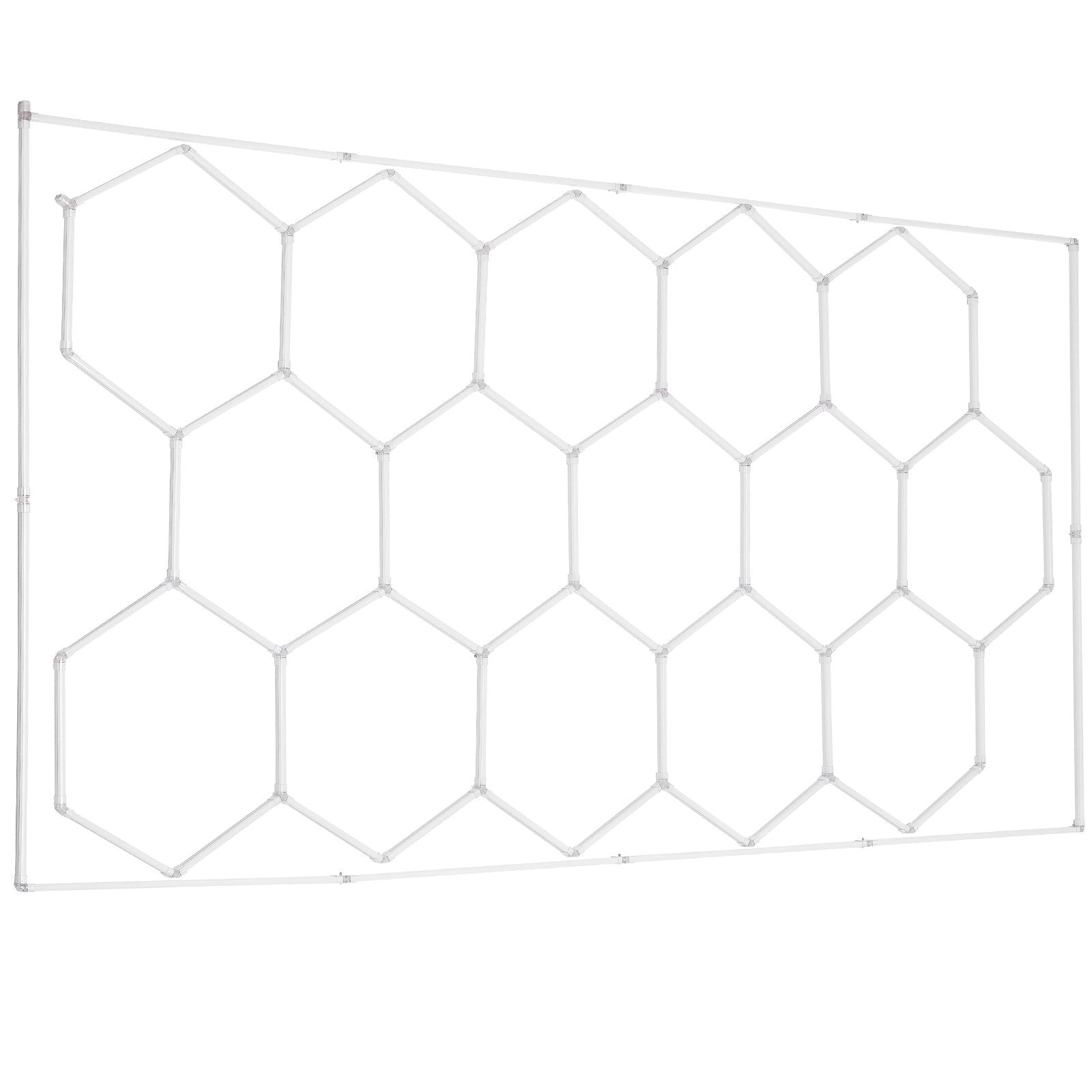 Automotive Repair & Speciality Tools: VEVOR Hexagon Garage Lights 66300LM 15 Grids Honeycomb LED Shop Ceiling Light