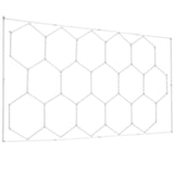 Automotive Repair & Speciality Tools: VEVOR Hexagon Garage Lights 66300LM 15 Grids Honeycomb LED Shop Ceiling Light