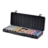 Card Games: VEVOR Poker Chip Set, 500-Piece Poker Set, Complete Poker Playing Game Set with Carrying  Case, Heavyweight 14 Gram Casino Clay Chips, Cards, Buttons and Dices, for Texas Hold'em, Blackjack, Gambling