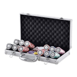 Card Games: VEVOR Poker Chip Set, 300-Piece Poker Set, Complete Poker Playing Game Set with Aluminum Carrying  Case, 11.5 Gram Casino Chips, Cards, Buttons and Dices, for Texas Hold'em, Blackjack, Gambling