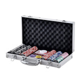 Card Games: VEVOR Poker Chip Set, 300-Piece Poker Set, Complete Poker Playing Game Set with Aluminum Carrying  Case, 11.5 Gram Casino Chips, Cards, Buttons and Dices, for Texas Hold'em, Blackjack, Gambling