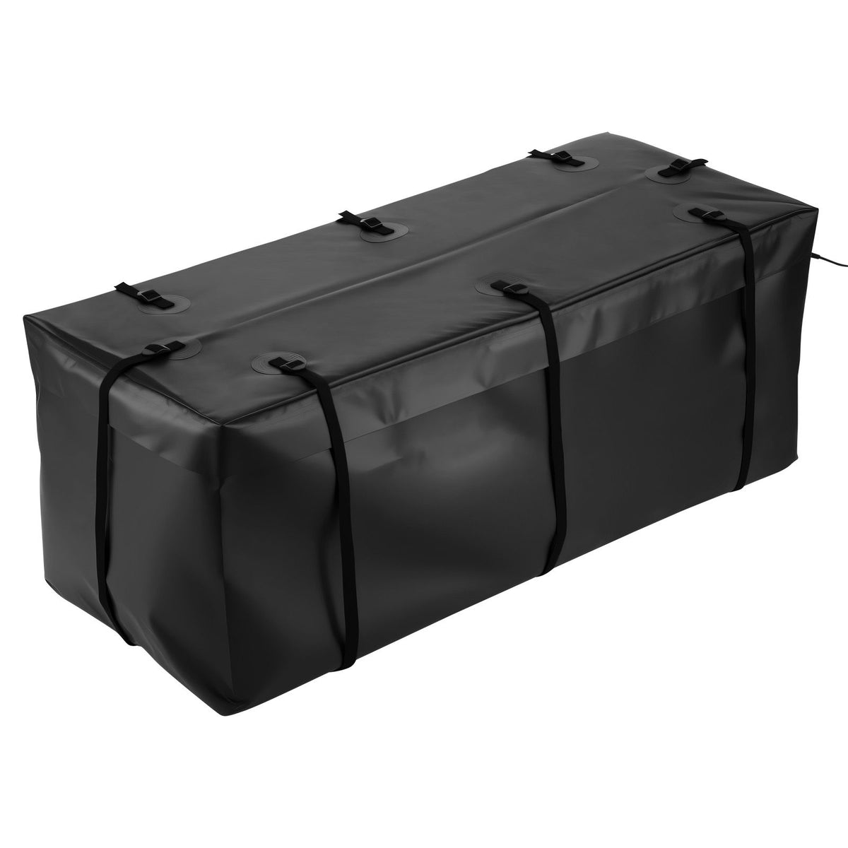 Hitch Cargo Carrier Bag, Waterproof 840D PVC, 152 x 61 x 62 cm (20 Cubic Feet), Heavy Duty Cargo Bag for Truck Bed Storage with 6 Reinforced Straps, Suitable for Car SUV Vans Hitch Basket