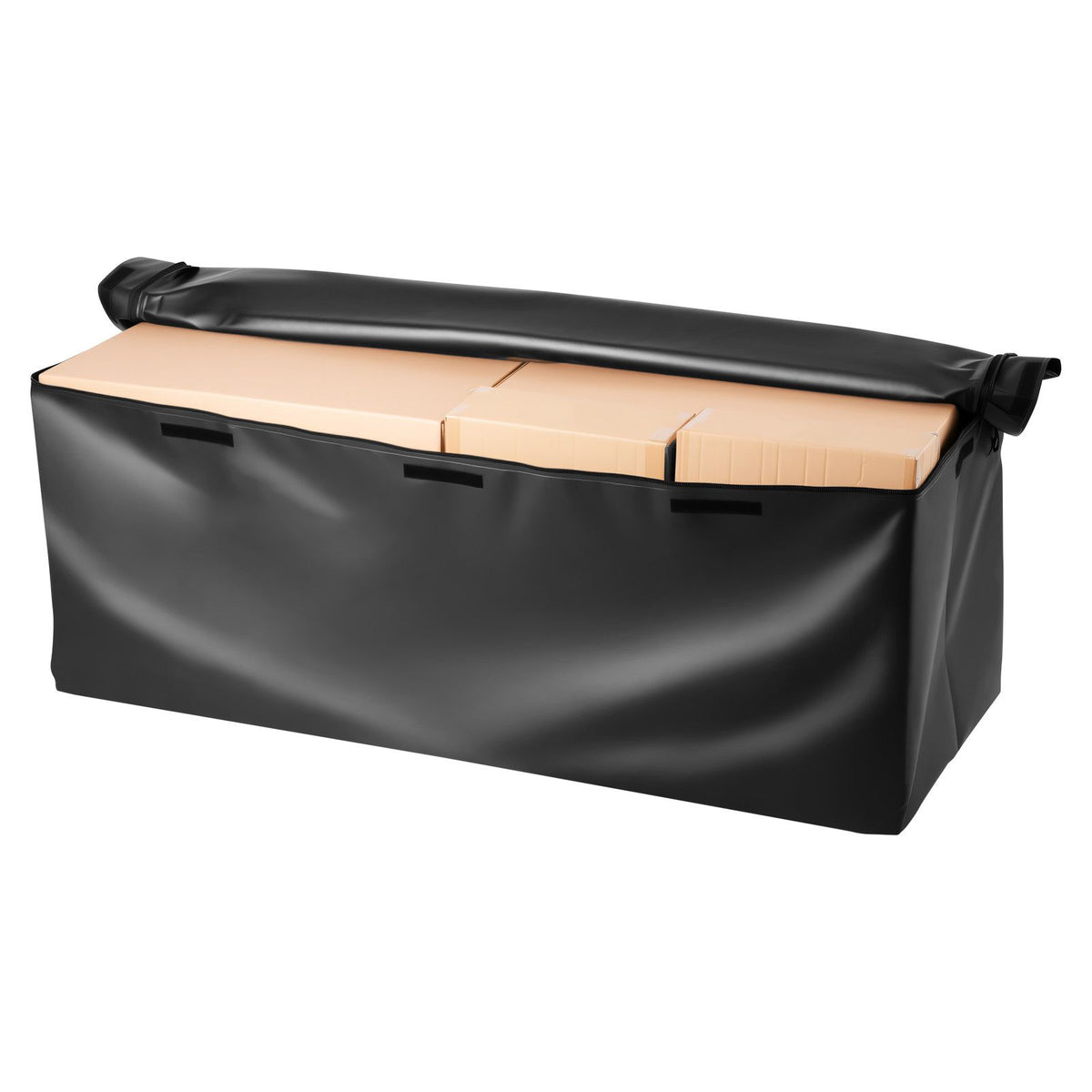 Hitch Cargo Carrier Bag, Waterproof 840D PVC, 152 x 60.7 x 61 cm (20 Cubic Feet), Heavy Duty Cargo Bag for Truck Bed Storage with 8 Reinforced Straps, Suitable for Car SUV Vans Hitch Basket