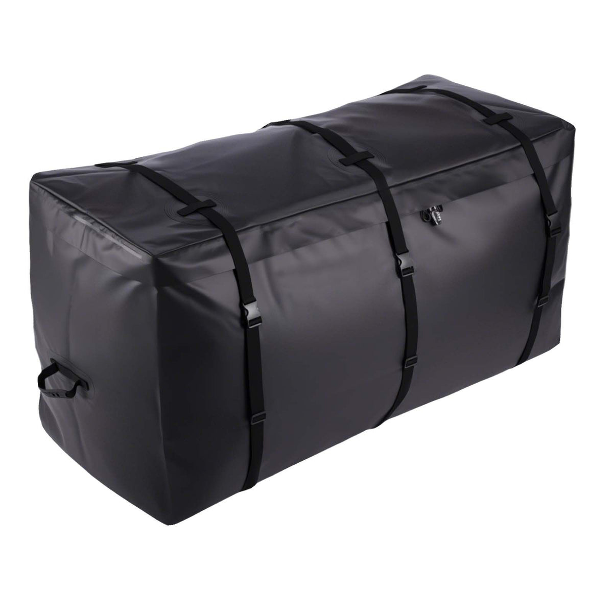 Hitch Cargo Carrier Bag, Waterproof 840D PVC, 152 x 61 x 77.8 cm (25 Cubic Feet), Heavy Duty Cargo Bag for Truck Bed Storage with Reinforced Straps, Suitable for Car SUV Vans Hitch Basket