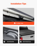 Automotive Parts: VEVOR Overland Truck Bed Rack, 125-172.5 cm Width, Adjustable Overland Bed Cargo Rack with Sidebar, 408.2 kg Static Load Capacity, Heavy Duty Steel, for Mid-Size Trucks, Fit Tacoma / Gladiator JT