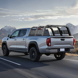 Automotive Parts: VEVOR Overland Truck Bed Rack, 125-172.5 cm Width, Adjustable Overland Bed Cargo Rack with Sidebar, 408.2 kg Static Load Capacity, Heavy Duty Steel, for Mid-Size Trucks, Fit Tacoma / Gladiator JT
